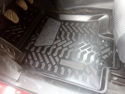 1 749 р. Коврики в салон (сборка РФ) Aileron 3D Nissan Qashqai 2 J11 рестайлинг (2017-2022)  с доставкой в г. Чебоксары. Увеличить фотографию 3