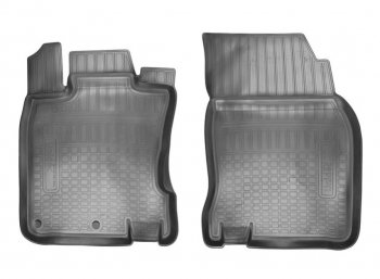 Комплект ковриков в салон Norplast Unidec (передние) Nissan Qashqai 2 J11 дорестайлинг (2013-2019) (Цвет: черный)