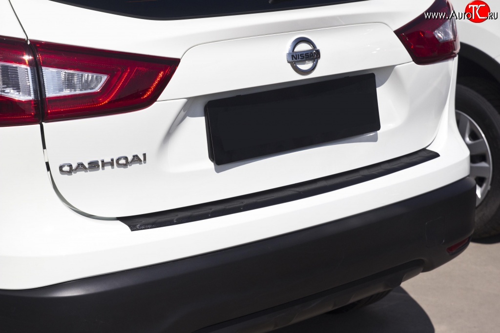 1 829 р. Накладка на задний бампер RA  Nissan Qashqai  2 (2013-2022) J11 дорестайлинг, J11 рестайлинг  с доставкой в г. Чебоксары