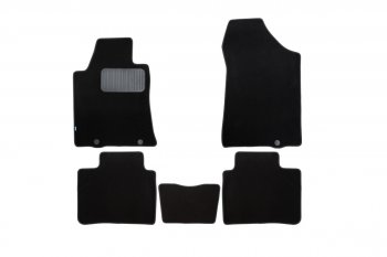 Коврики салона (текстиль) Klever Premium Nissan Teana  3 L33 (2014-2020) дорестайлинг (Чёрные)
