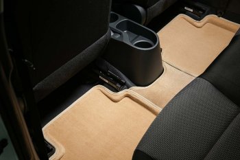 7 399 р. Текстильные 3D коврики в салон SEINTEX бежевые Nissan Teana 2 J32 дорестайлинг (2008-2011)  с доставкой в г. Чебоксары. Увеличить фотографию 4