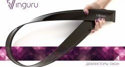 2 689 р. Дефлекторы боковых окон Vinguru Nissan Terrano D10 рестайлинг (2016-2022)  с доставкой в г. Чебоксары. Увеличить фотографию 2