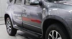 4 829 р. Накладки дверей RA (комплект)  Nissan Terrano  D10 (2013-2022) дорестайлинг, рестайлинг (Поверхность шагрень)  с доставкой в г. Чебоксары. Увеличить фотографию 2