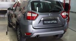 1 319 р. Накладка защитная на задний бампер RA  Nissan Terrano  D10 (2013-2022) дорестайлинг, рестайлинг  с доставкой в г. Чебоксары. Увеличить фотографию 6