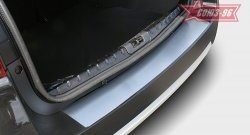 Накладка на задний бампер Souz-96 Nissan Terrano  D10 (2013-2022) дорестайлинг, рестайлинг
