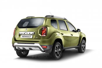 14 699 р. Порожки для ног из трубы Ø51 с алюминиевой площадкой Petroil Tuning Эстонец Nissan Terrano D10 рестайлинг (2016-2022) (Черный (Шагрень))  с доставкой в г. Чебоксары. Увеличить фотографию 3