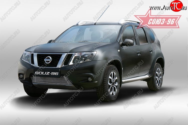 4 769 р. Декоративный элемент воздухозаборника Souz-96 (d10)  Nissan Terrano  D10 (2013-2022) дорестайлинг, рестайлинг  с доставкой в г. Чебоксары