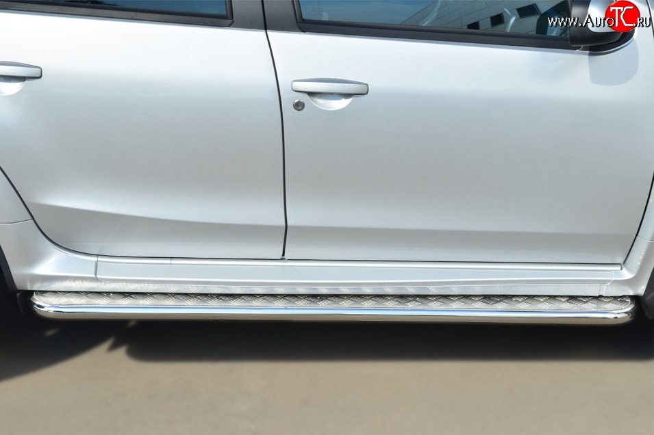 24 649 р. Широкая защита порогов SLITKOFF  Nissan Terrano  D10 (2013-2022) дорестайлинг, рестайлинг  с доставкой в г. Чебоксары