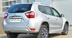 12 999 р. Одинарная защита заднего бампера из трубы диаметром 42 мм SLITKOFF  Nissan Terrano  D10 (2013-2022) дорестайлинг, рестайлинг  с доставкой в г. Чебоксары. Увеличить фотографию 4