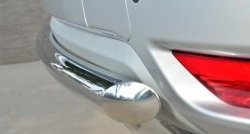 14 399 р. Одинарная защита заднего бампера из трубы диаметром 63 мм SLITKOFF  Nissan Terrano  D10 (2013-2022) дорестайлинг, рестайлинг  с доставкой в г. Чебоксары. Увеличить фотографию 3