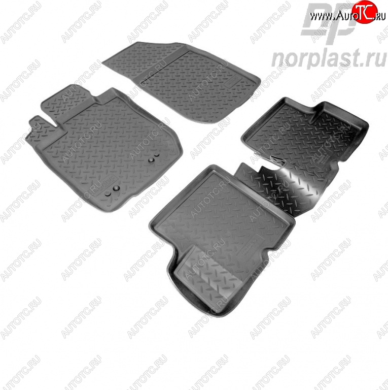 2 349 р. Комплект ковриков в салон 4wd Norplast Renault Duster HS рестайлинг (2015-2021)  с доставкой в г. Чебоксары