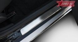 2 249 р. Пороги накладки без логотипа  Nissan Terrano  D10 (2013-2022) дорестайлинг, рестайлинг  с доставкой в г. Чебоксары. Увеличить фотографию 2