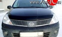 Дефлектор капота NovLine Nissan Tiida  1 хэтчбэк (2004-2007) C11 дорестайлинг, Япония