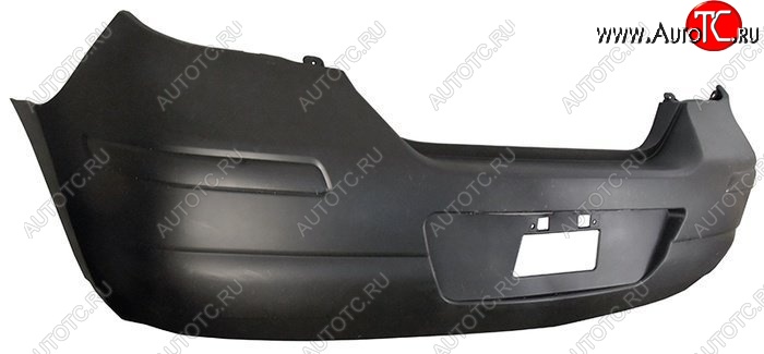 8 899 р. Бампер задний (левый руль) SAT  Nissan Tiida  1 хэтчбэк - Versa (Неокрашенный)  с доставкой в г. Чебоксары