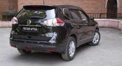 2 119 р. Защитная накладка на задний бампер RA Nissan X-trail 3 T32 рестайлинг (2017-2022)  с доставкой в г. Чебоксары. Увеличить фотографию 2