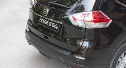 2 119 р. Защитная накладка на задний бампер RA Nissan X-trail 3 T32 рестайлинг (2017-2022)  с доставкой в г. Чебоксары. Увеличить фотографию 3