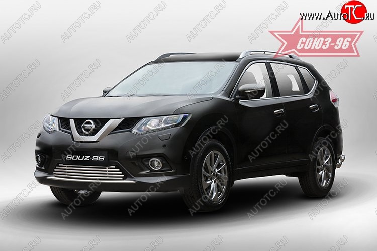 6 344 р. Декоративный элемент воздухозаборника Souz-96 (d16)  Nissan X-trail  3 T32 (2017-2022) рестайлинг  с доставкой в г. Чебоксары