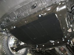 6 349 р. Защита картера двигателя (1.6/2.0, МТАТ) ECO Nissan X-trail 3 T32 рестайлинг (2017-2022)  с доставкой в г. Чебоксары. Увеличить фотографию 2