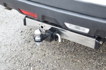 15 949 р. Фаркоп Petroil Tuning (съемный квадрат) Nissan X-trail 2 T31 дорестайлинг (2007-2011)  с доставкой в г. Чебоксары. Увеличить фотографию 2