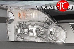 1 484 р. Прозрачная защита передних фар Novline  Nissan X-trail  2 T31 (2007-2011) дорестайлинг  с доставкой в г. Чебоксары