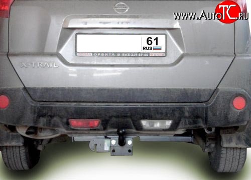8 699 р. Фаркоп Лидер Плюс (до 1200 кг) Nissan X-trail 2 T31 дорестайлинг (2007-2011) (Без электропакета)  с доставкой в г. Чебоксары