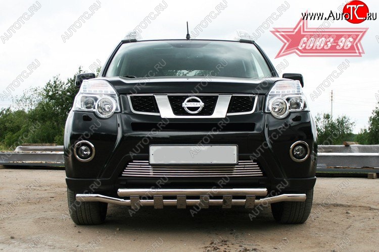 4 499 р. Декоративный элемент воздухозаборника Souz-96 (d10)  Nissan X-trail  2 T31 (2010-2015) рестайлинг  с доставкой в г. Чебоксары