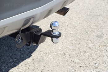 10 499 р. Фаркоп PT GROUP /съемный квадрат/ OPEL Antara 2006-2017 Opel Antara (2006-2010)  с доставкой в г. Чебоксары. Увеличить фотографию 4