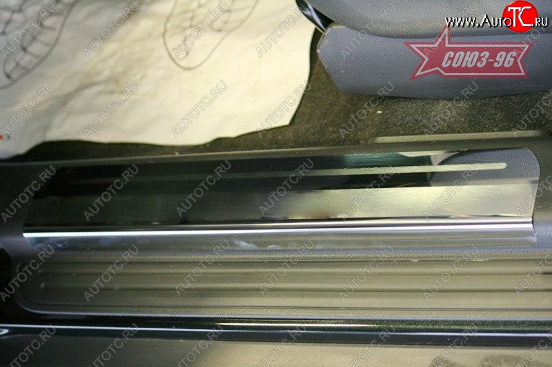 2 564 р. Накладки на внутреннюю пластиковую часть порога Souz-96  Opel Antara (2006-2010)  с доставкой в г. Чебоксары