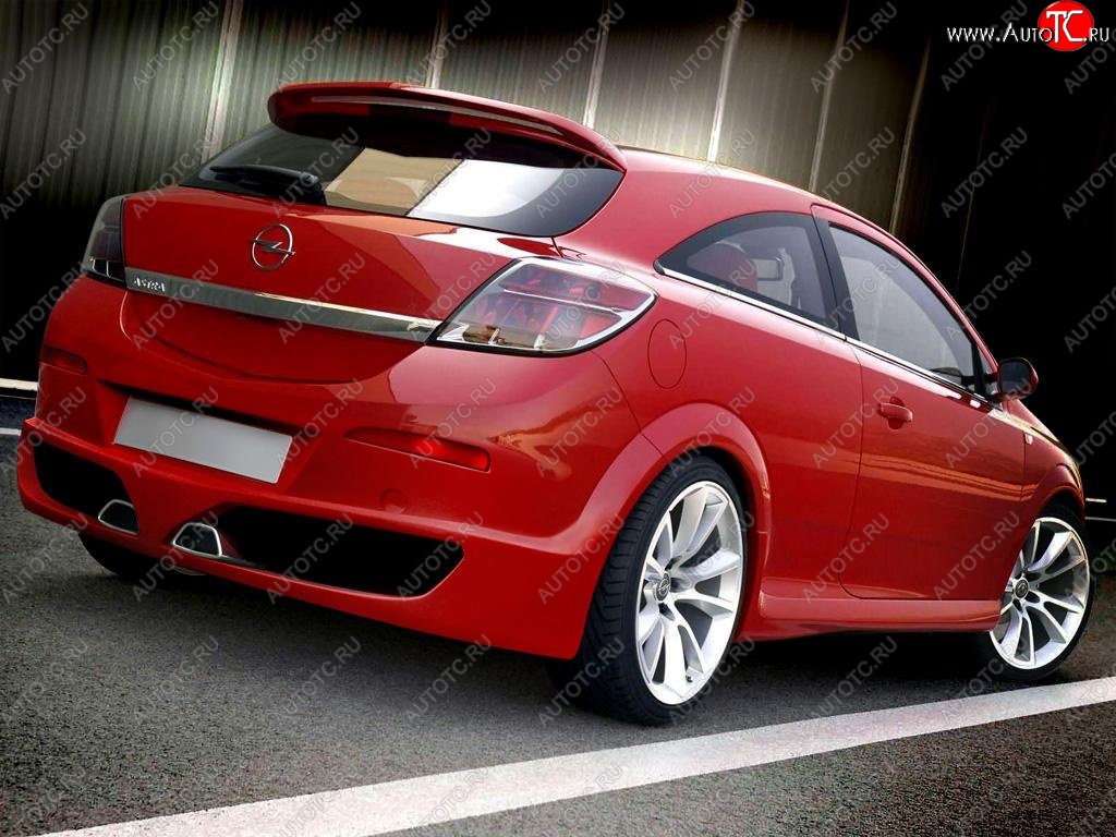 27 899 р. Задний бампер EVO Opel Astra H GTC хэтчбек 3 дв. рестайлинг (2006-2011)  с доставкой в г. Чебоксары