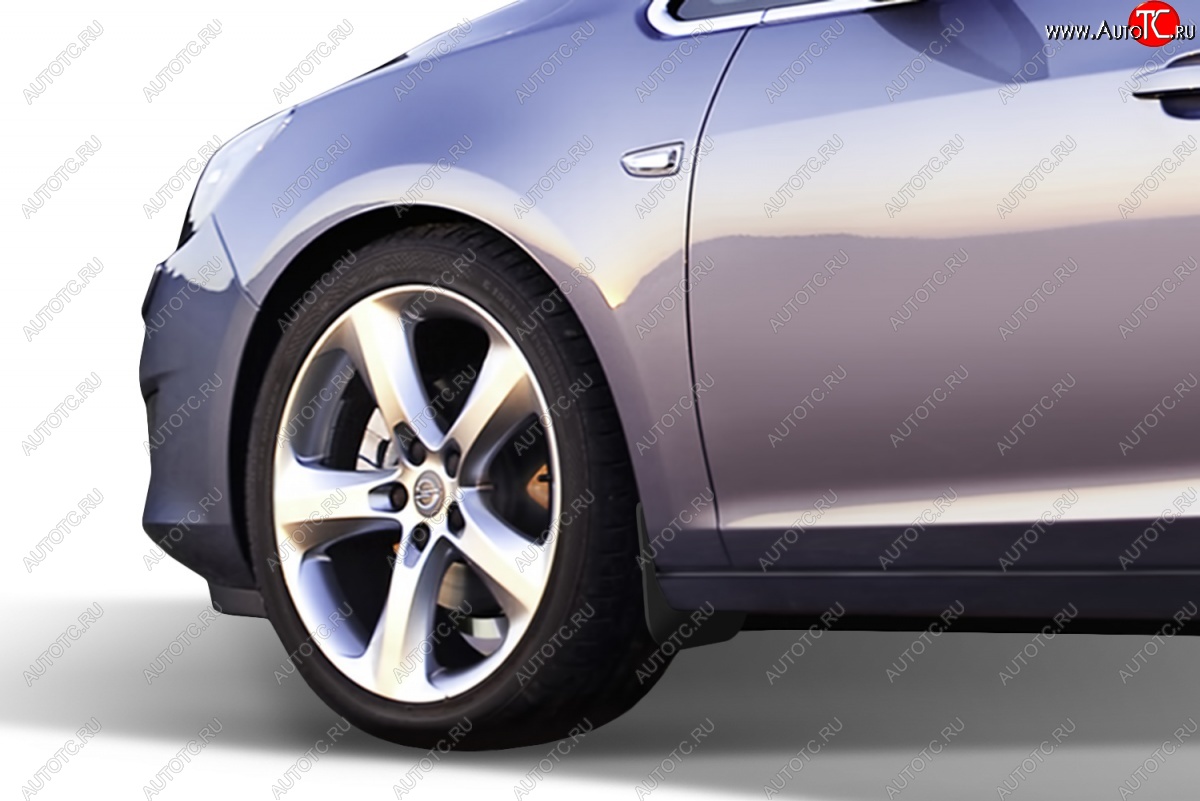 4 799 р. Передние брызговики Sports Tourer Frosch  Opel Astra  J (2012-2017) универсал рестайлинг  с доставкой в г. Чебоксары
