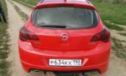 3 899 р. Накладка Sport на задний бампер Opel Astra J хэтчбек 5 дв.  рестайлинг (2012-2017) (Неокрашенная)  с доставкой в г. Чебоксары. Увеличить фотографию 3