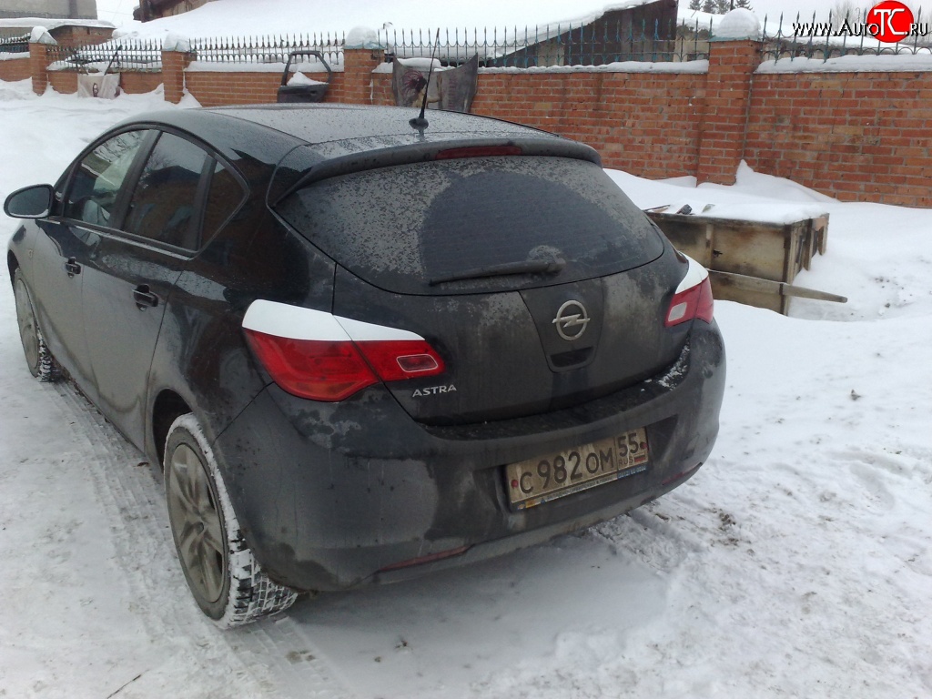 1 859 р. Реснички Sport на фонари Opel Astra J хэтчбек 5 дв. дорестайлинг (2009-2012)  с доставкой в г. Чебоксары