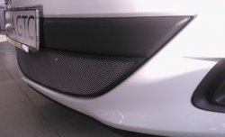 1 539 р. Сетка на бампер GTC Russtal (хром) Opel Astra J хэтчбек 5 дв. дорестайлинг (2009-2012)  с доставкой в г. Чебоксары. Увеличить фотографию 4