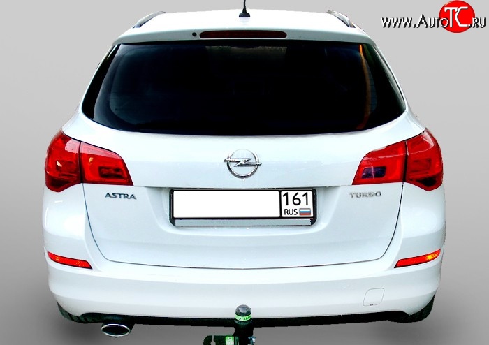 5 749 р. Фаркоп (Sports Tourer) Лидер Плюс Opel Astra J хэтчбек 5 дв. дорестайлинг (2009-2012) (Без электропакета)  с доставкой в г. Чебоксары