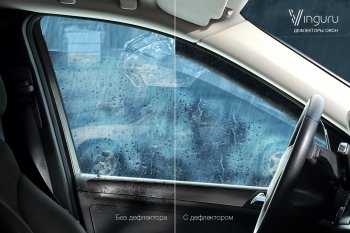 2 259 р. Дефлекторы окон Vinguru Opel Corsa C (2000-2006)  с доставкой в г. Чебоксары. Увеличить фотографию 2