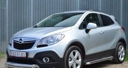 24 649 р. Широкая защита порогов SLITKOFF  Opel Mokka (2012-2016)  дорестайлинг  с доставкой в г. Чебоксары. Увеличить фотографию 4