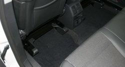 5 499 р. Комплект ковриков в салон (текстиль, чёрные) Element Opel Zafira В дорестайлинг (2005-2008) (Чёрные)  с доставкой в г. Чебоксары. Увеличить фотографию 3