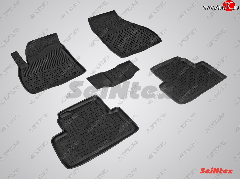 3 099 р. Износостойкие коврики в салон с высоким бортом SeiNtex Premium 4 шт. (резина) Opel Zafira С дорестайлинг (2011-2016)  с доставкой в г. Чебоксары
