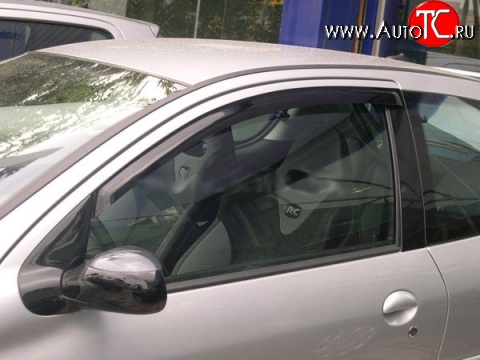 1 079 р. Комплект дефлекторов окон SkyLine Peugeot 206 хэтчбэк 3 дв. 2AC рестайлинг (2003-2009)  с доставкой в г. Чебоксары