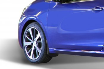 4 799 р. Передние брызговики Frosch  Peugeot 208  1 (2012-2019)  с доставкой в г. Чебоксары. Увеличить фотографию 2