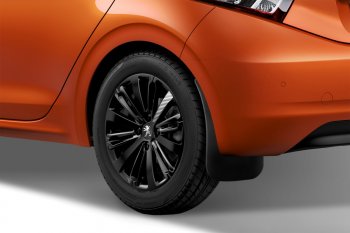2 379 р. Брызговики Frosch (optimum)  Peugeot 208  1 (2012-2019) (Задние)  с доставкой в г. Чебоксары. Увеличить фотографию 2