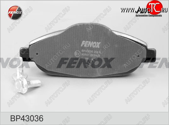 2 269 р. Колодка переднего дискового тормоза FENOX Peugeot 308 T7 хэтчбек 5 дв. дорестайлинг (2007-2011)  с доставкой в г. Чебоксары