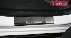 2 654 р. Накладки на внутренние пороги Souz-96  Peugeot 3008 (2009-2013) дорестайлинг  с доставкой в г. Чебоксары. Увеличить фотографию 2