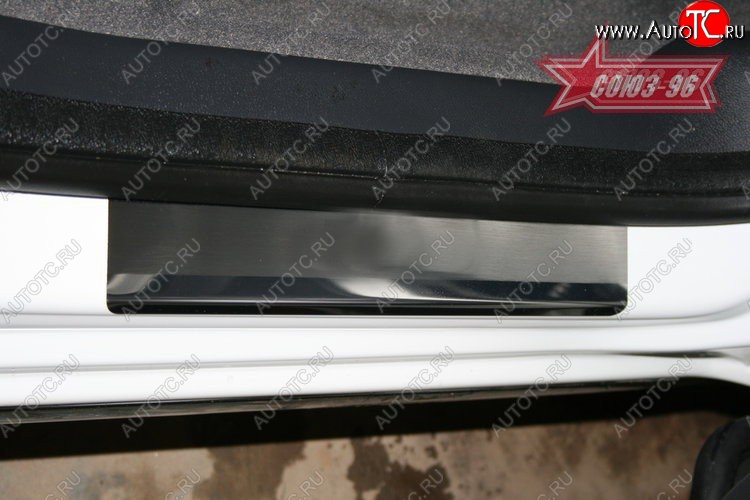 2 654 р. Накладки на внутренние пороги Souz-96  Peugeot 3008 (2009-2013) дорестайлинг  с доставкой в г. Чебоксары
