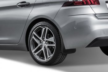 4 799 р. Брызговики Frosch (optimum)  Peugeot 308  T9 (2013-2018) хэтчбек 5 дв. дорестайлинг, универсал дорестайлинг (Задние)  с доставкой в г. Чебоксары. Увеличить фотографию 2