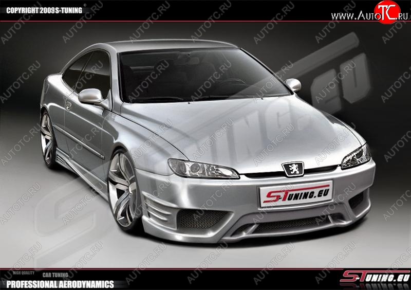 25 899 р. Передний бампер COUPE ST Peugeot 406 8E,F универсал рестайлинг (1999-2004)  с доставкой в г. Чебоксары