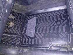 1 689 р. Коврики в салон Aileron 3D Peugeot 406 8B седан рестайлинг (1999-2004)  с доставкой в г. Чебоксары. Увеличить фотографию 2