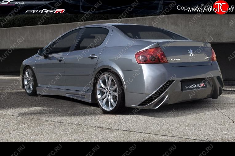 14 199 р. Пороги Auto-R Peugeot 407 универсал (2004-2011)  с доставкой в г. Чебоксары