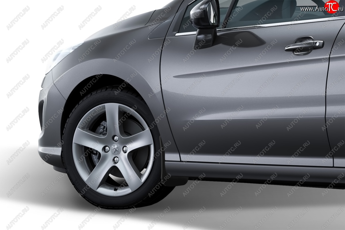 4 799 р. Передние брызговики Frosch  Peugeot 408 (2010-2017)  дорестайлинг  с доставкой в г. Чебоксары