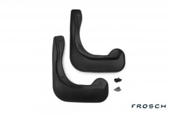 4 799 р. Передние брызговики Frosch  Peugeot 408 (2010-2017)  дорестайлинг  с доставкой в г. Чебоксары. Увеличить фотографию 2